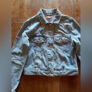Topshop 100% Cotton Light Blue Denim Jacket